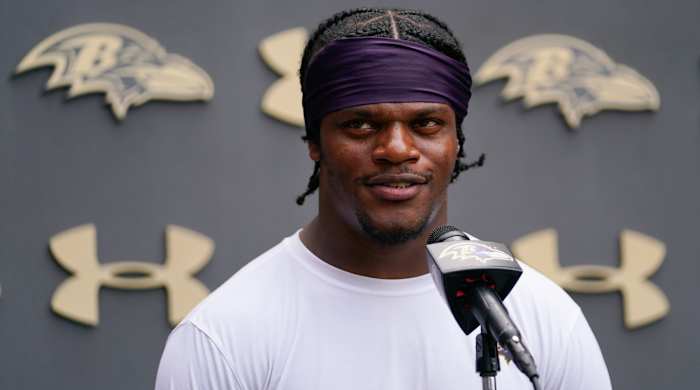 Baltimore Ravens quarterback Lamar Jackson